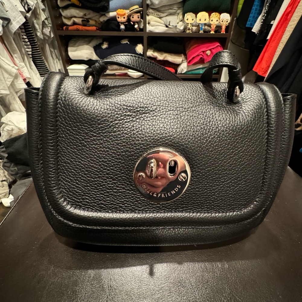 Authentic black crossbody bag, NWOT.